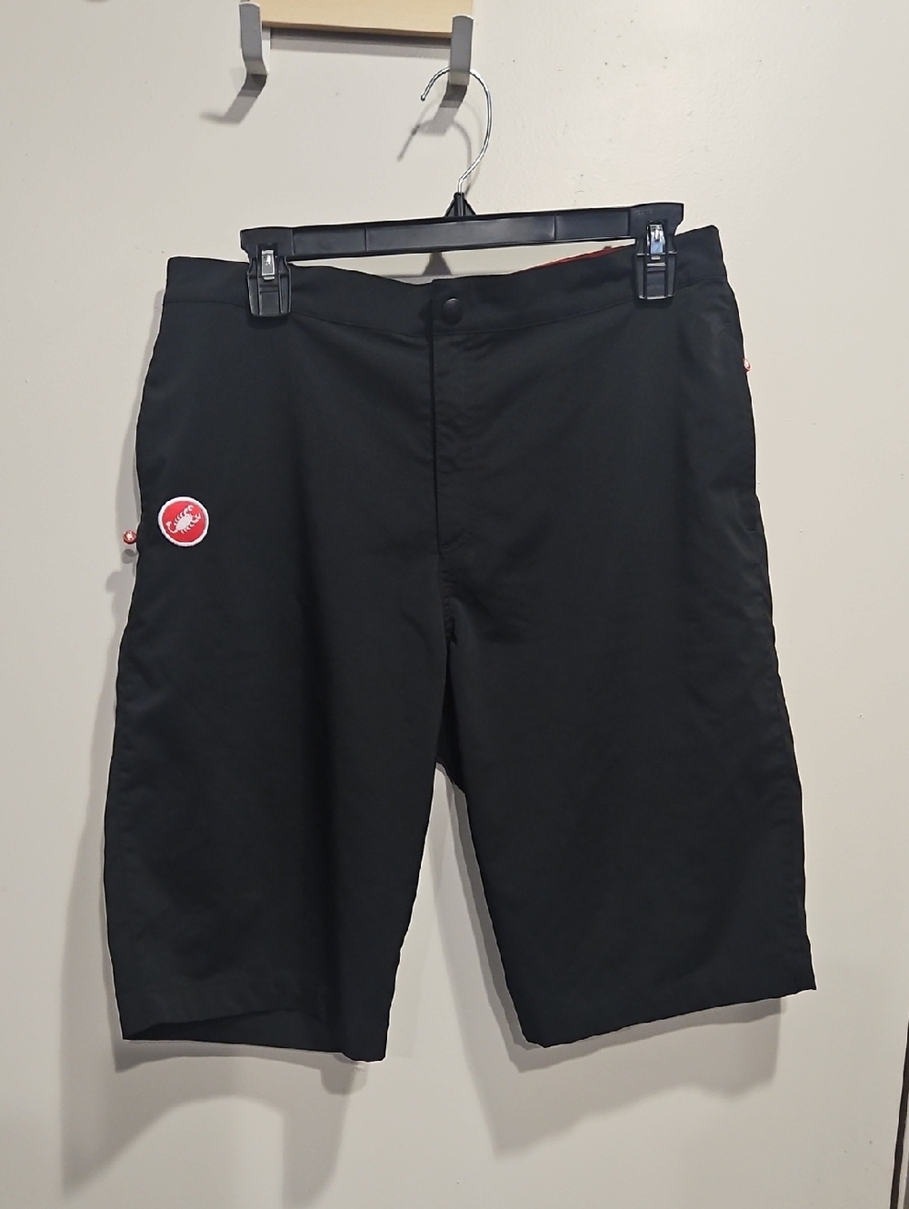 Castelli Black Shorts with Elastic Waist Large